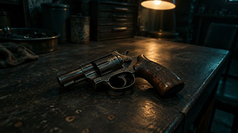 Revolver: klein en stil